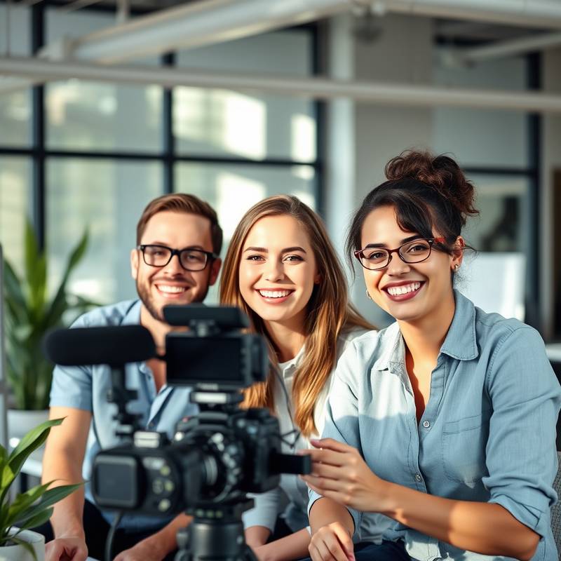 The team behind the video blogging courses